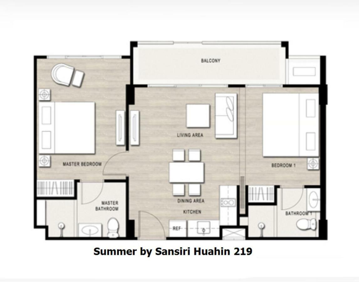 2Bedroom Summer by Sansiri 219 HHQ Eksteriør billede